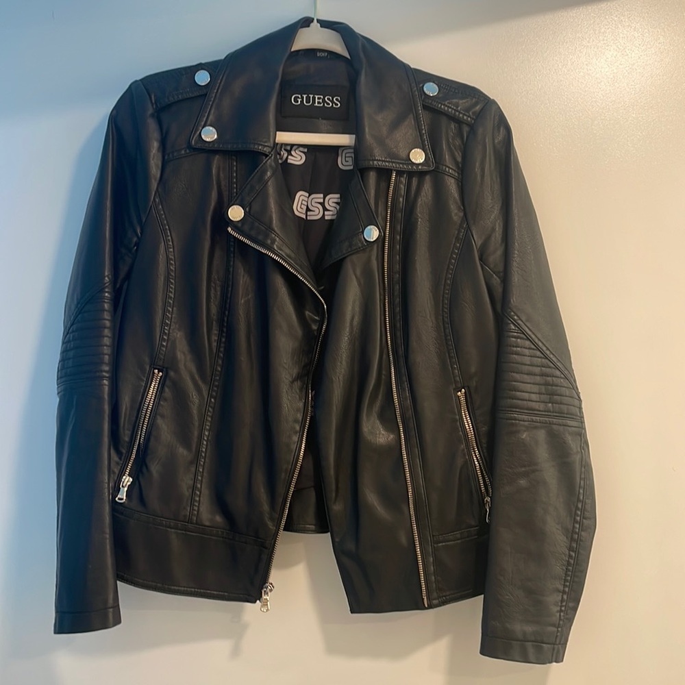 Guess faux leather jacket